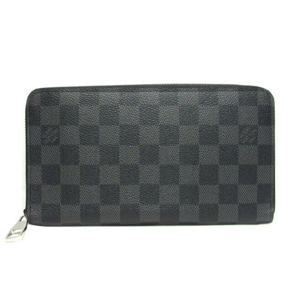 Louis Vuitton Zippy Organizer Long Wallet Damier Graphite Black